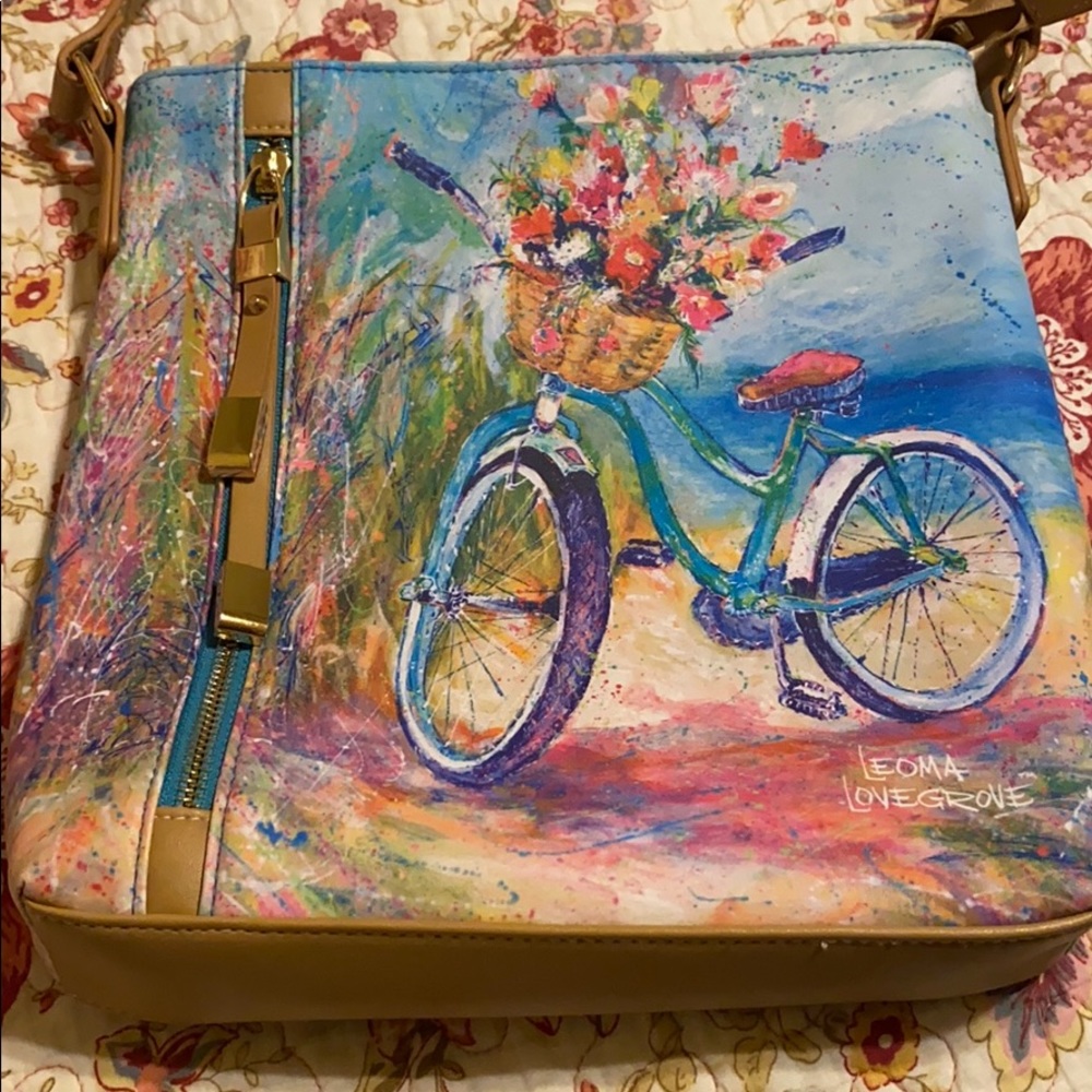 Leoma Lovegrove crossbody purse beach theme